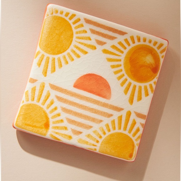 New Anthropologie Azu Coaster - Picture 1 of 4
